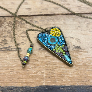 One of a Kind Mosaic Necklace