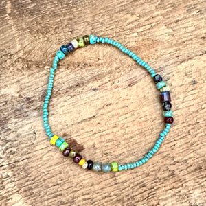 Boho TIny Beaded Bracelet