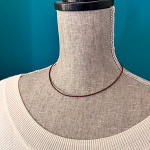 Minimalist Seed Bead Necklace