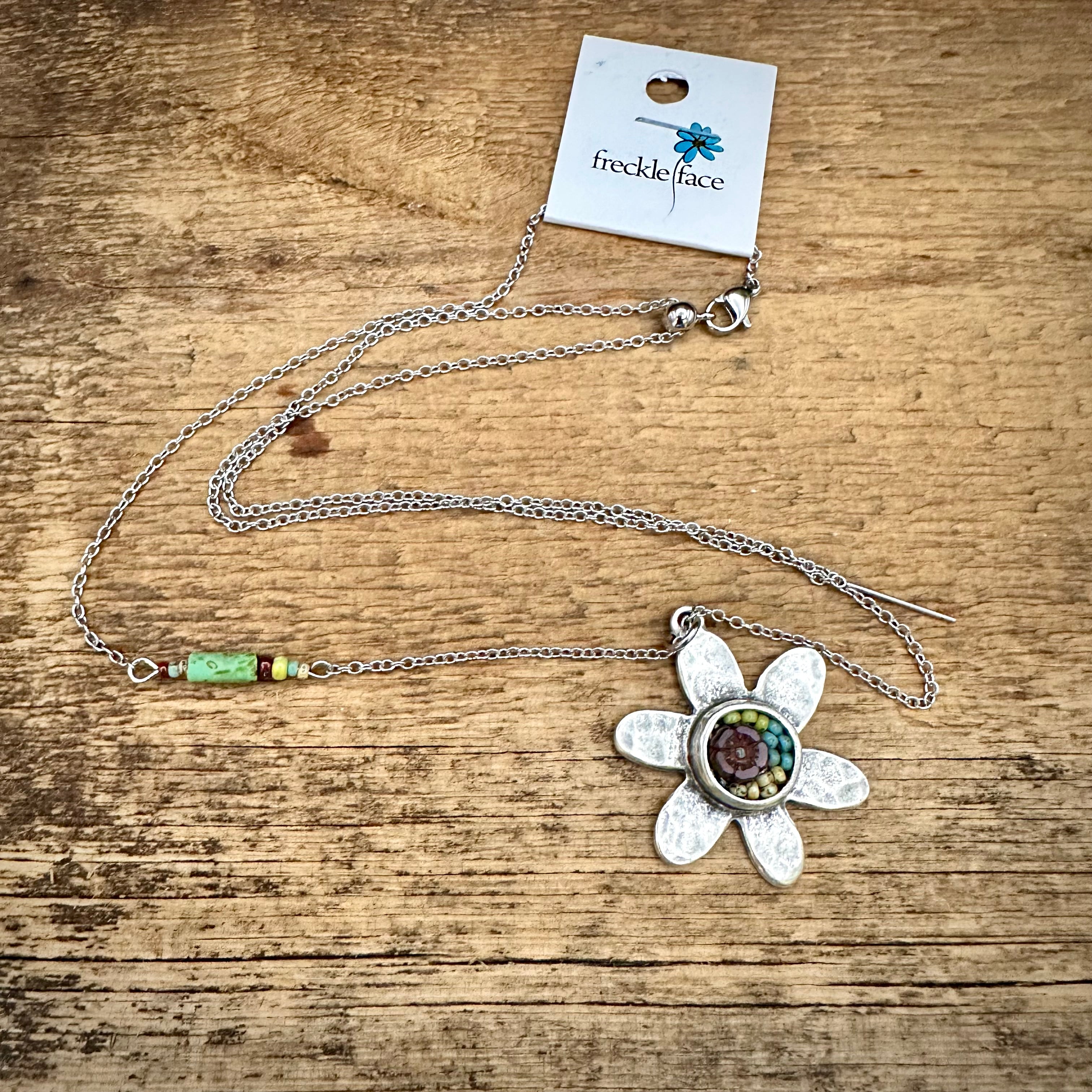 One of a Kind Mosaic Adjustable Necklace