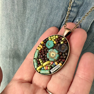 One of a Kind Mosaic Necklace