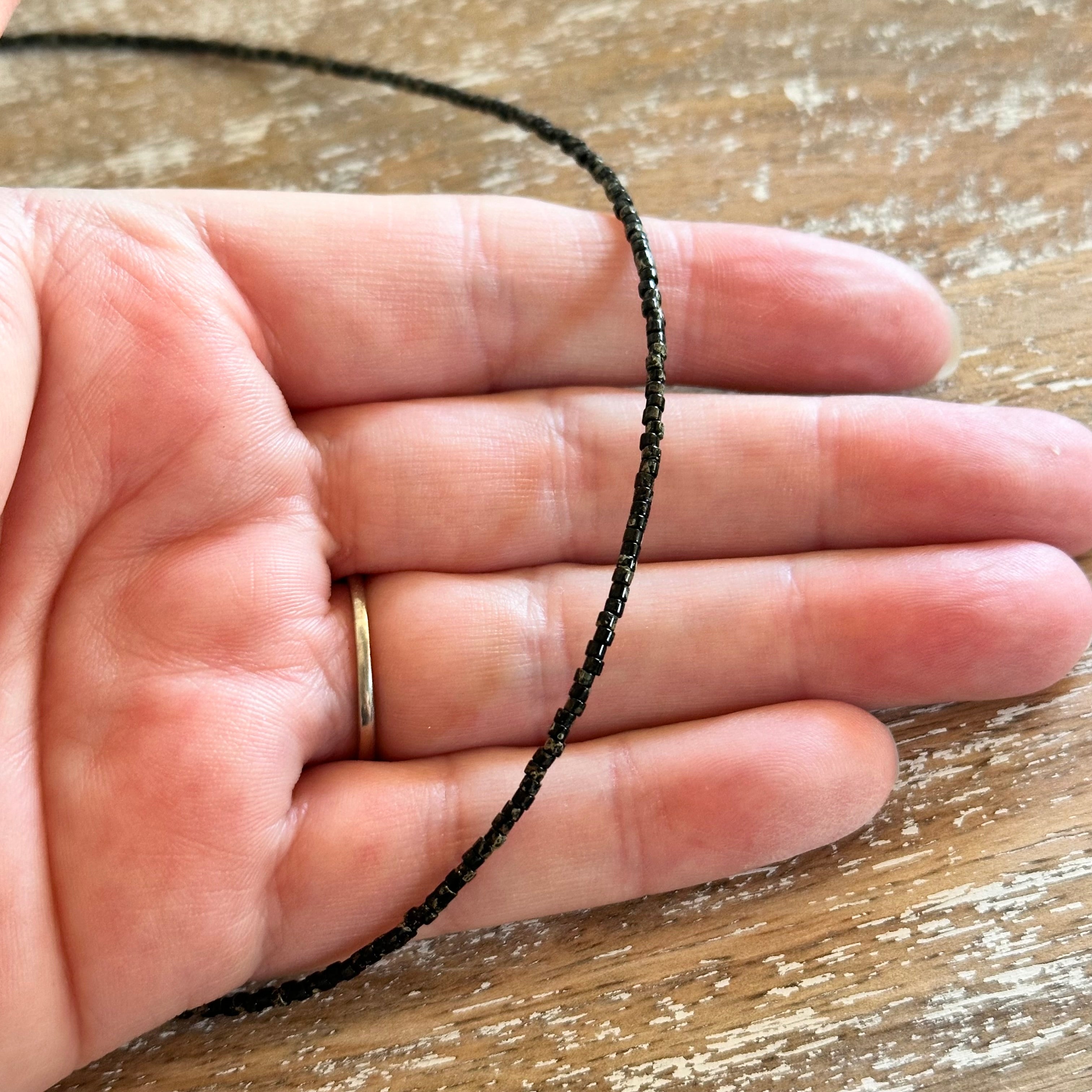 Minimalist Seed Bead Necklace