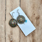 Bronze Colorful Earrings