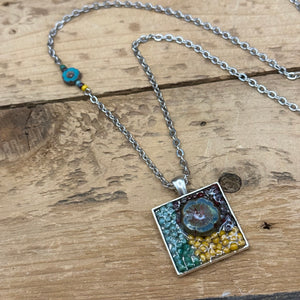 One of a Kind Mosaic Necklace