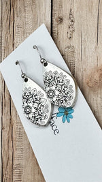 Mandala Hook Earrings