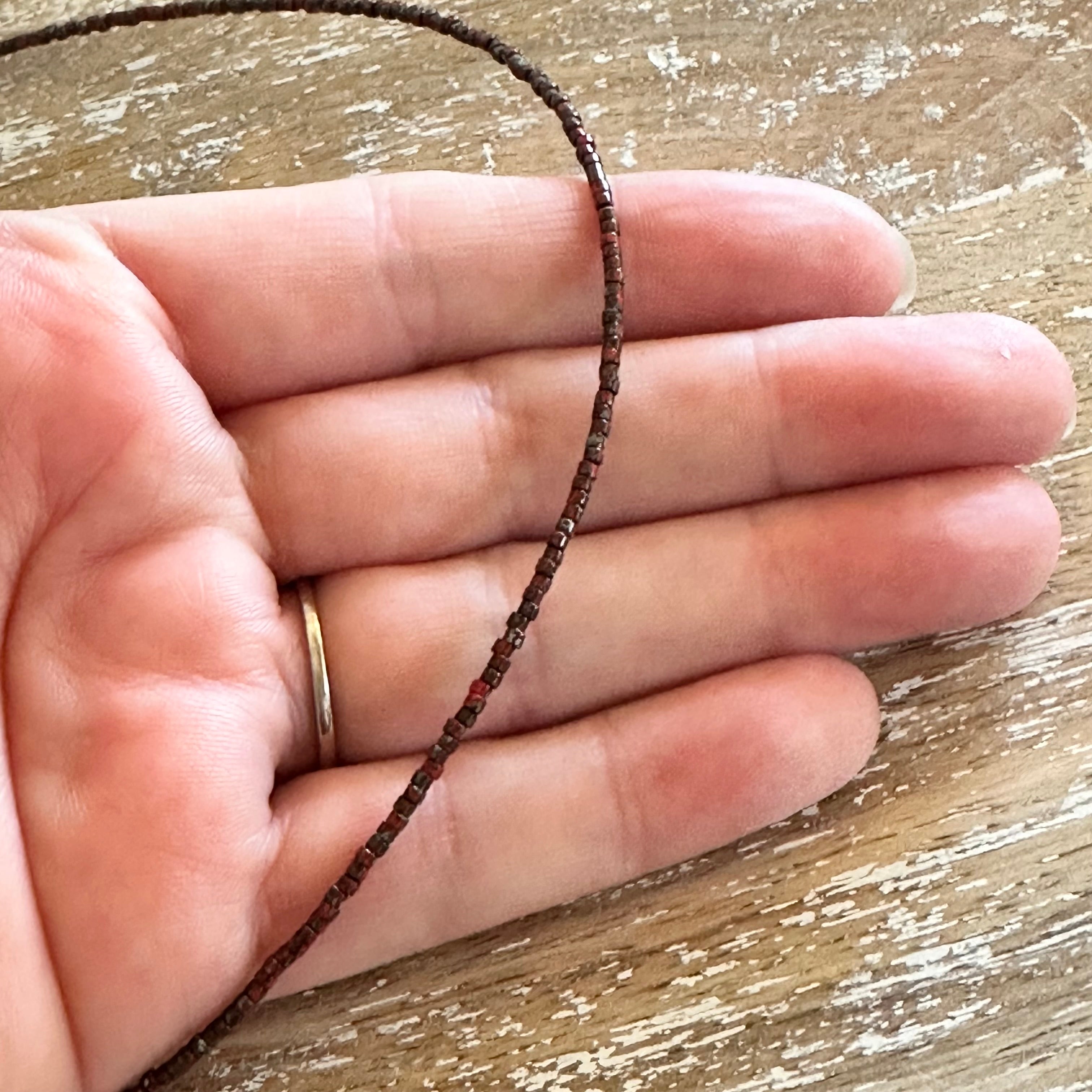 Minimalist Seed Bead Necklace