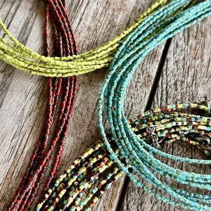 Minimalist Seed Bead Necklace