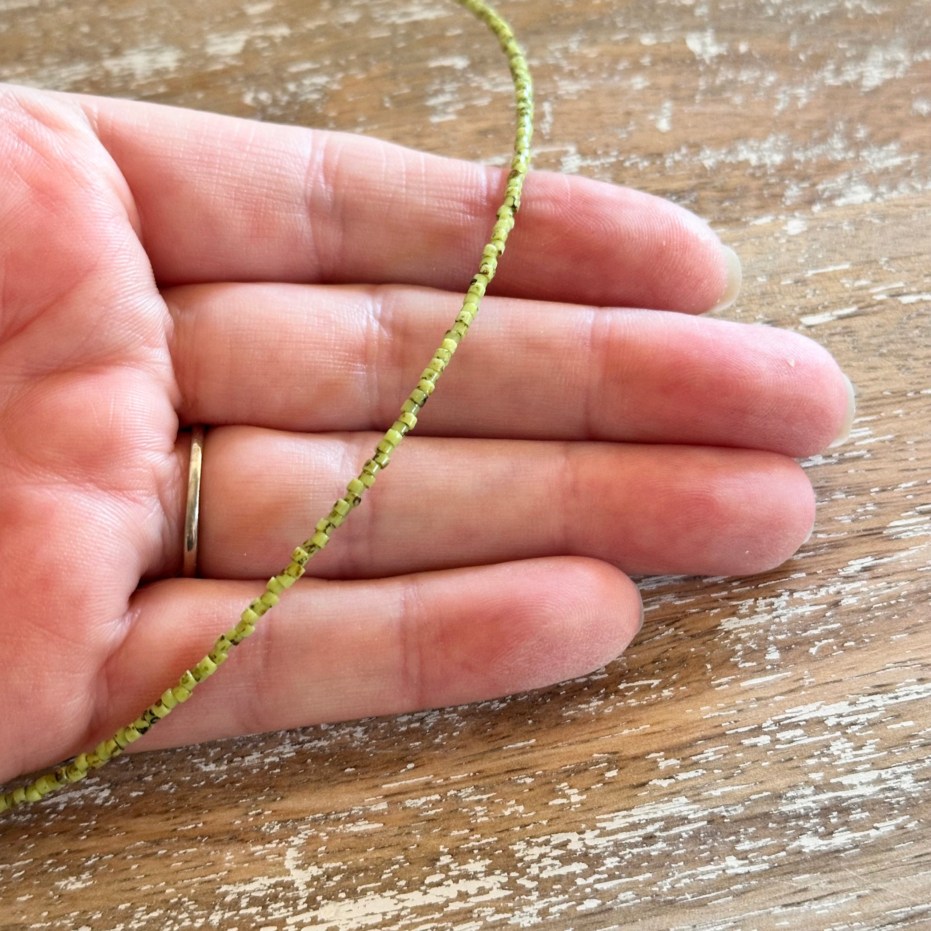 Minimalist Seed Bead Necklace