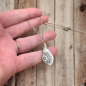 Wire Wrapped Mandala Necklace