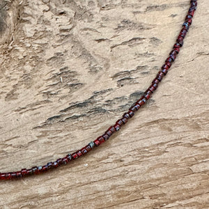 Minimalist Seed Bead Necklace