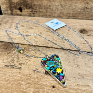 One of a Kind Mosaic Necklace