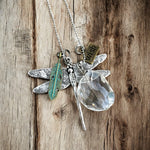 Dragonfly Crystal Wish Necklace