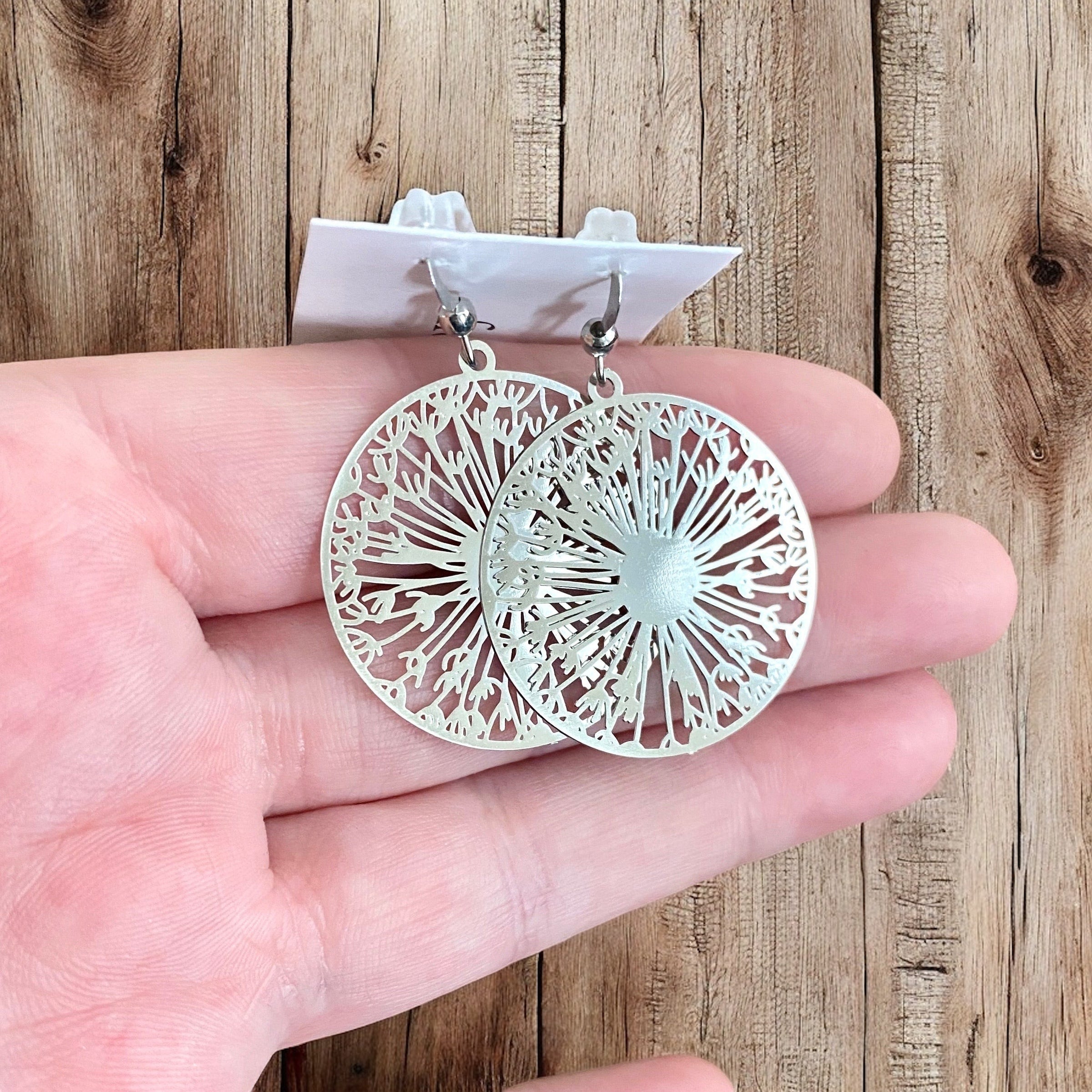 Lightweight Dandelion Wish Earrings