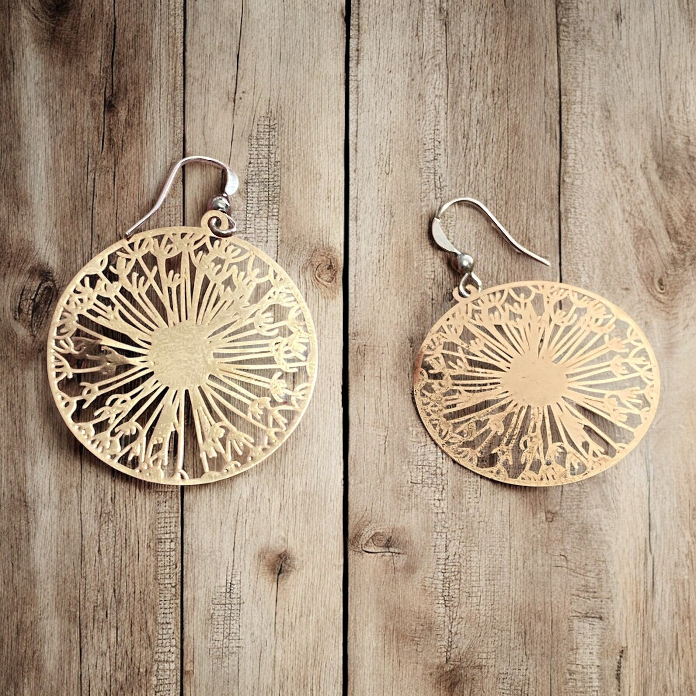 Lightweight Dandelion Wish Earrings