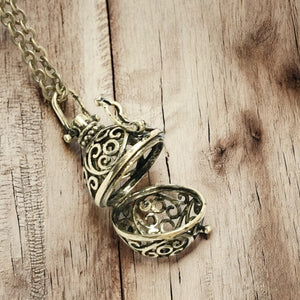 Essential Oil Diffuser Locket Necklace