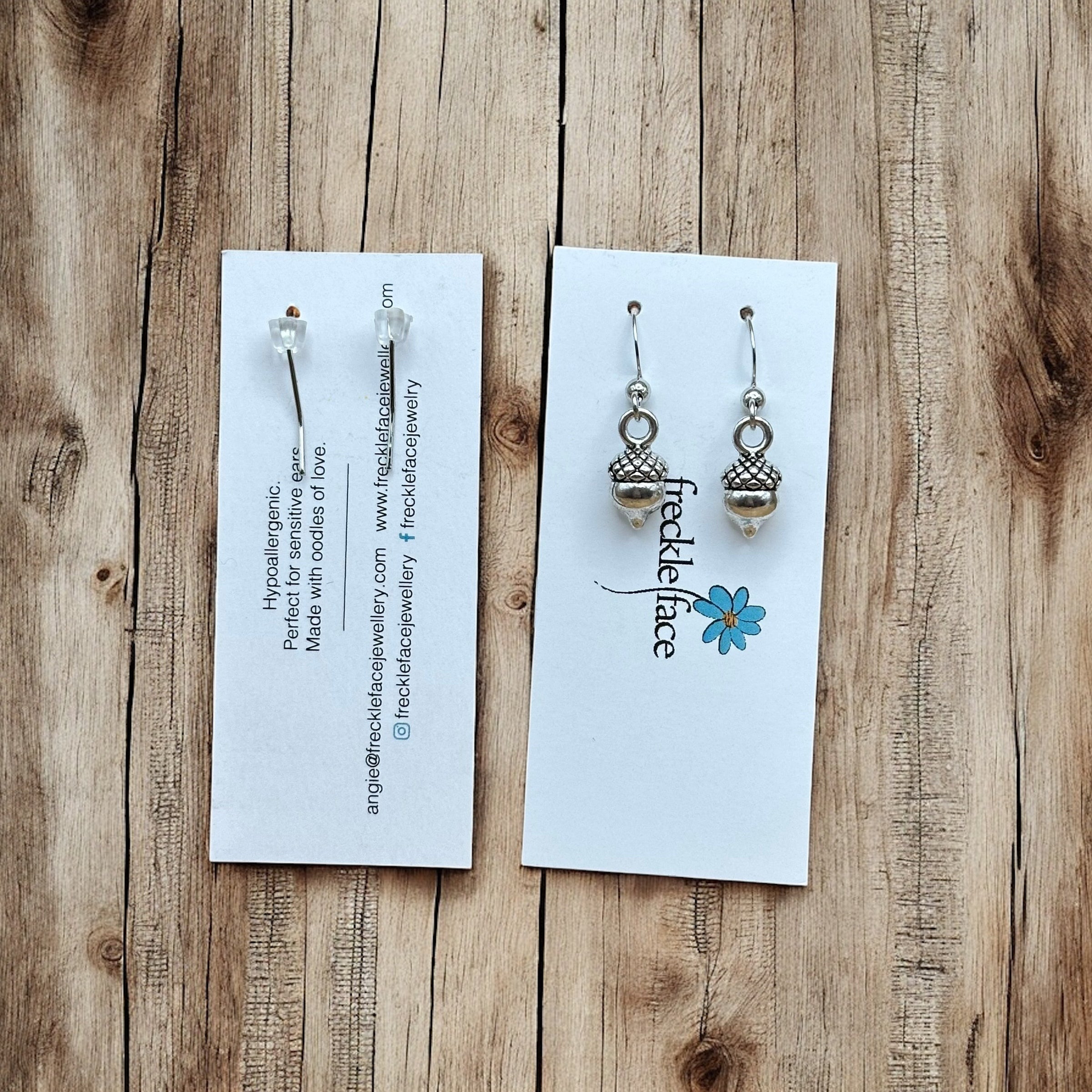 Acorn Necklace & Earrings Gift Set