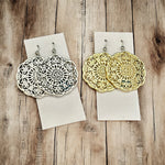 Filigree Medallion Earrings