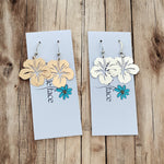 Hibiscus Flower Earrings