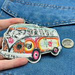 Iron On Patches - Love & Peace VW Van