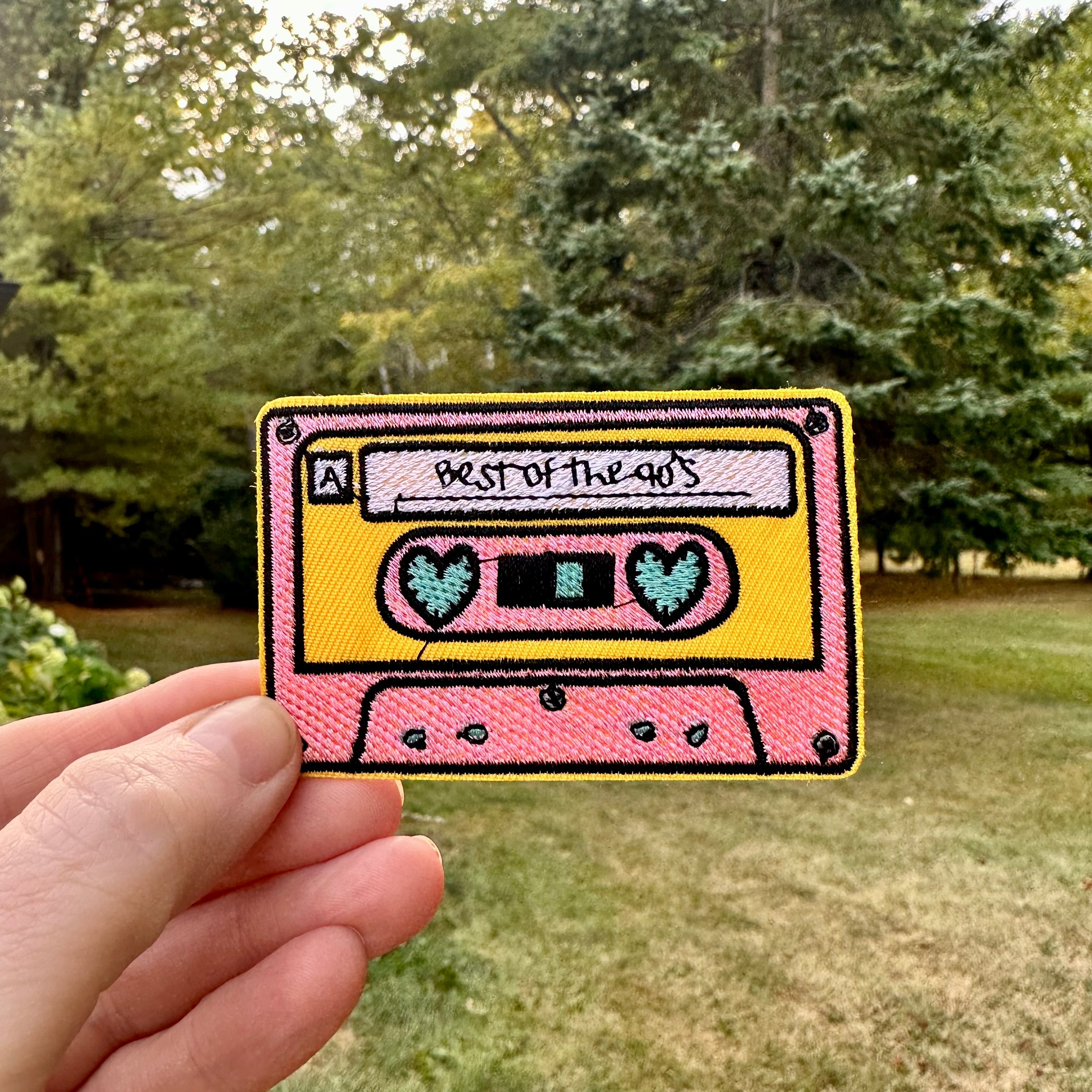 Iron On Patches - Cassette Tape Best of the 90’s