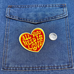 Iron On Patches - All You Need is Love