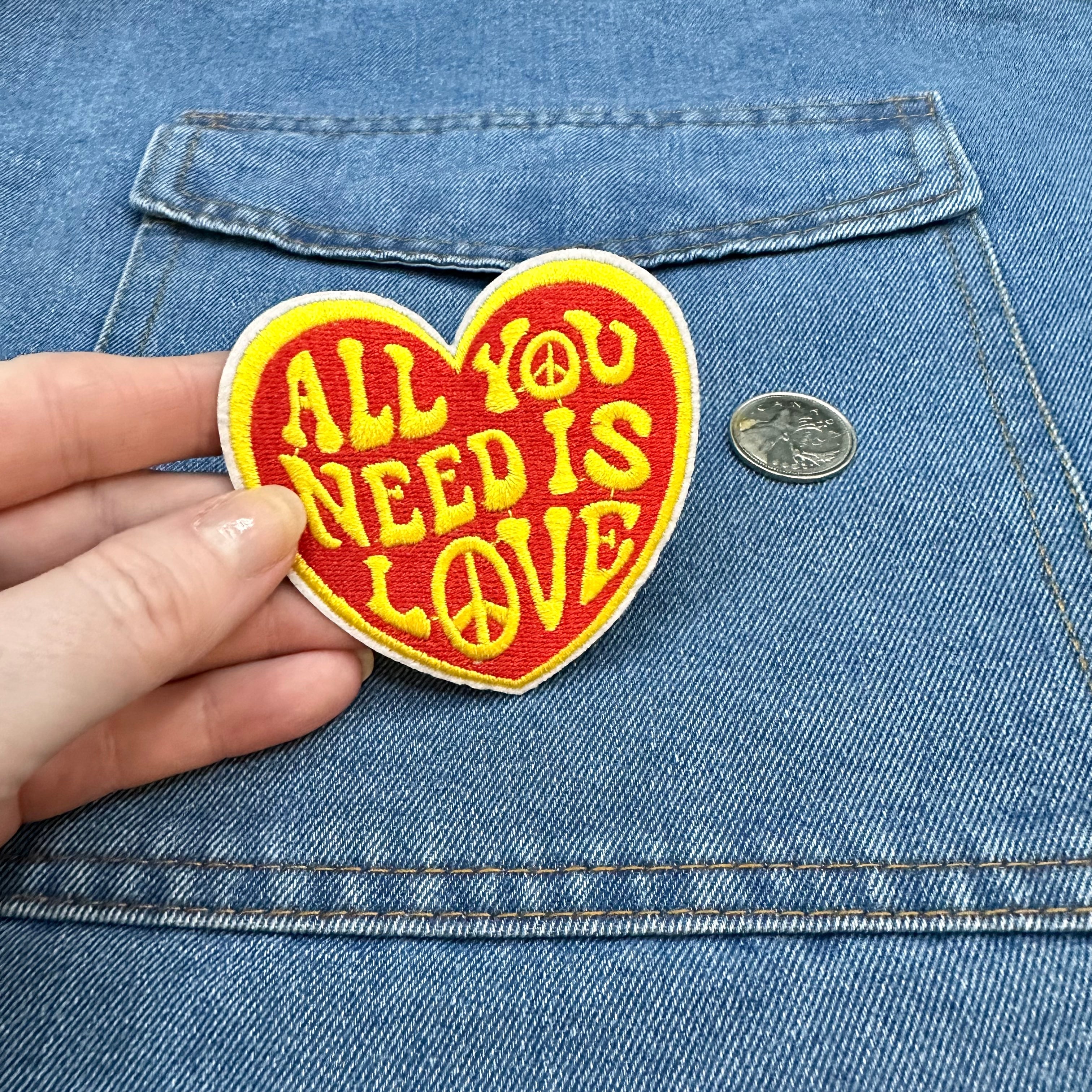 Iron On Patches - All You Need is Love