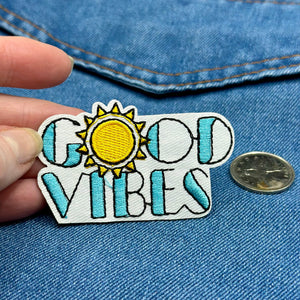 Iron On Patches - Good Vibes