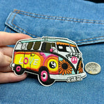 Iron On Patches - Love & Peace VW Van