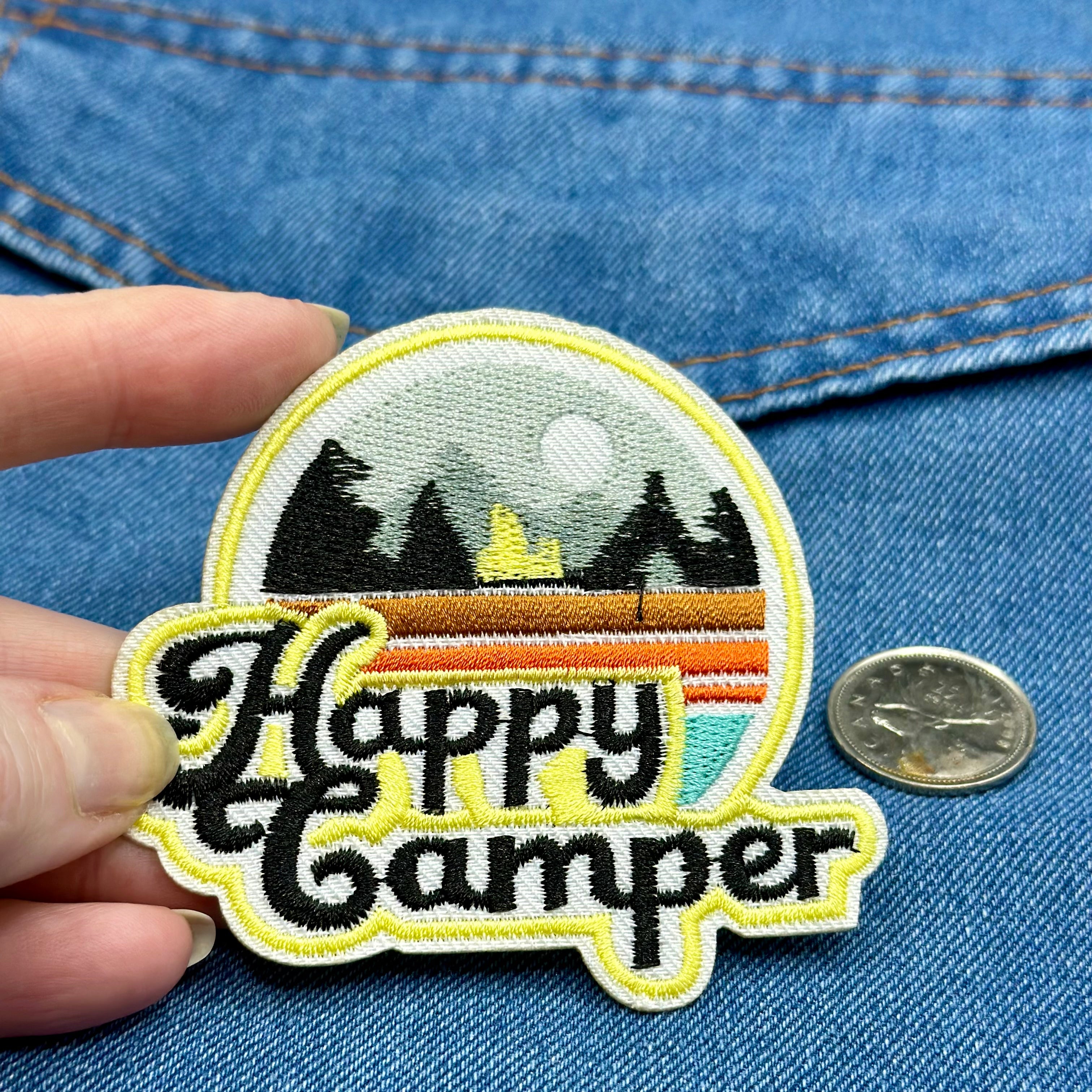 Iron On Patches - Happy Camper