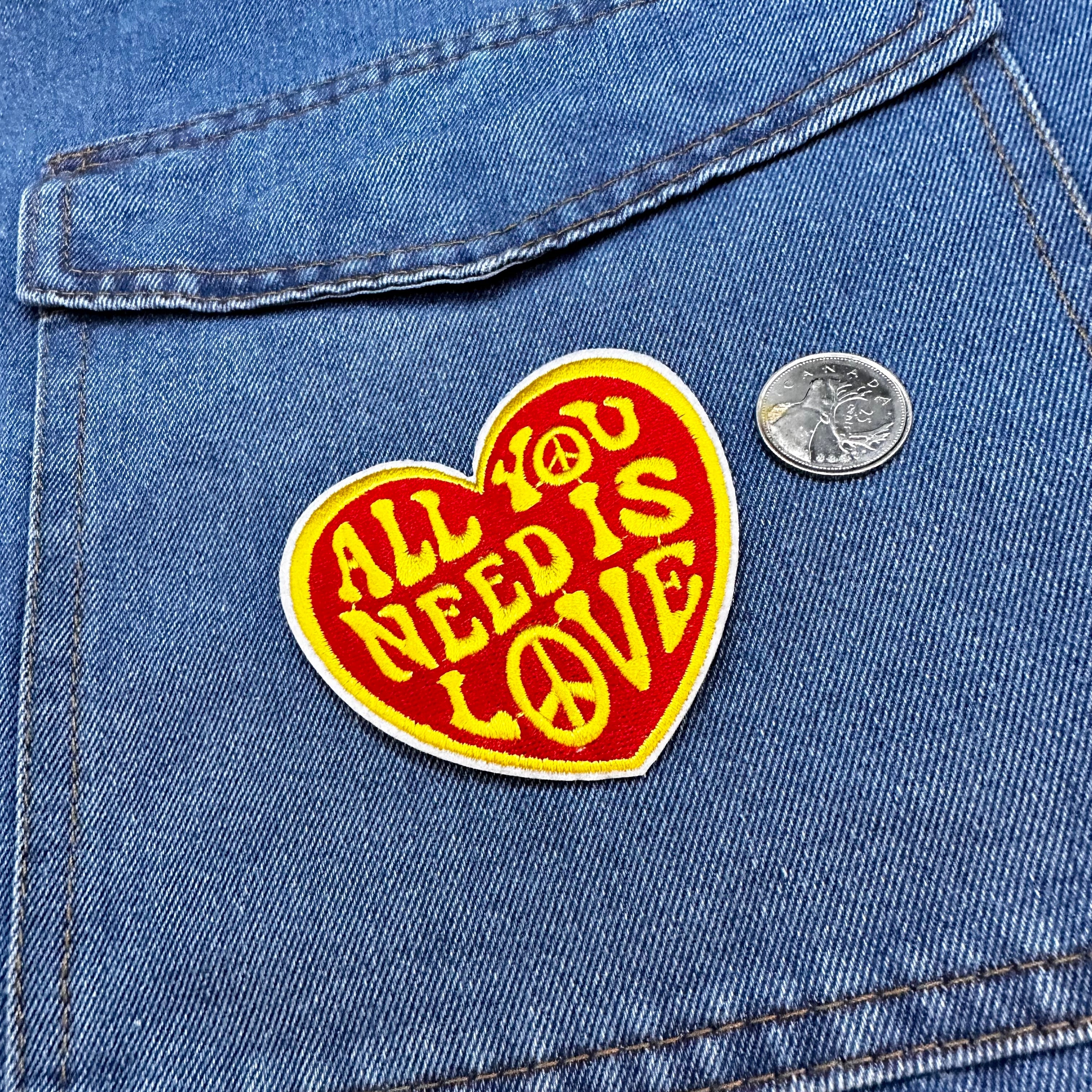 Iron On Patches - All You Need is Love