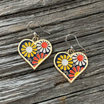 Retro Flower Power Earrings