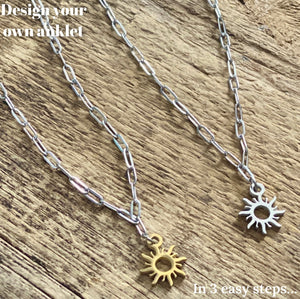 Design your own Anklet with Charm